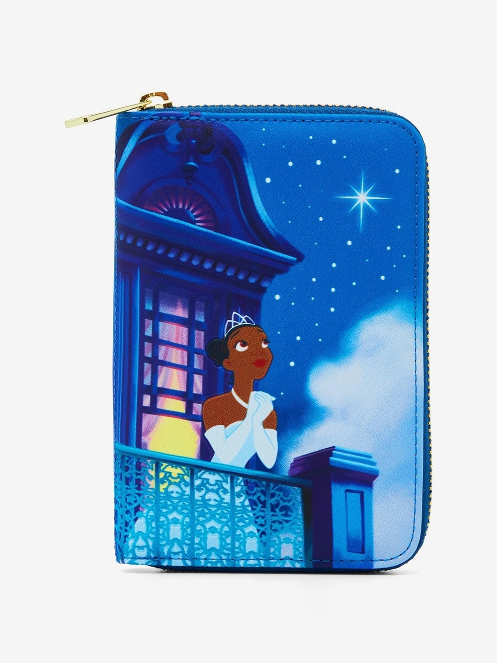 Loungefly Disney Princess Tiana Zip-Around Wallet NWT